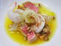 Insalata di mare, mandarino e cetriolo (foto C.Cianci)