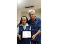 Suor Clarice Morelli  e il presidente Geremia Mancini 